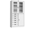 HDX-20 六斗對開玻璃柜