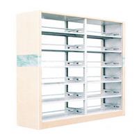 HDS-01B 復(fù)塑雙柱雙面書架