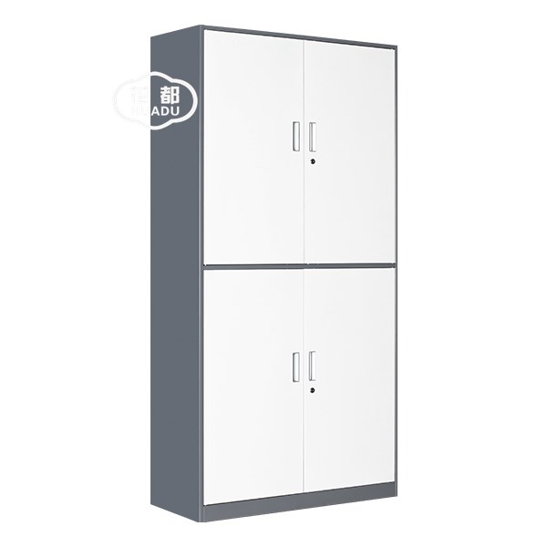 HDW-S-04 窄邊雙色通雙節(jié)文件柜,四門文件柜